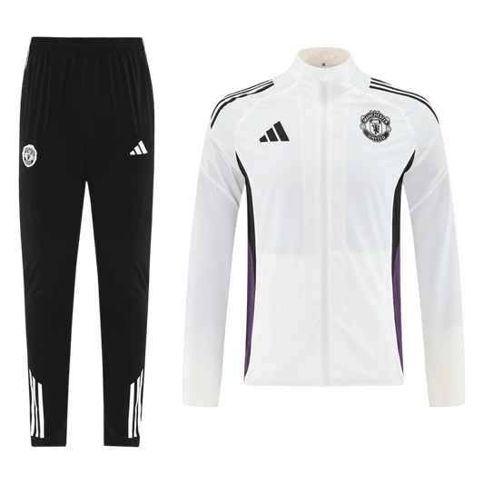 Męski dres treningowy Manchester United 2025/26 biały