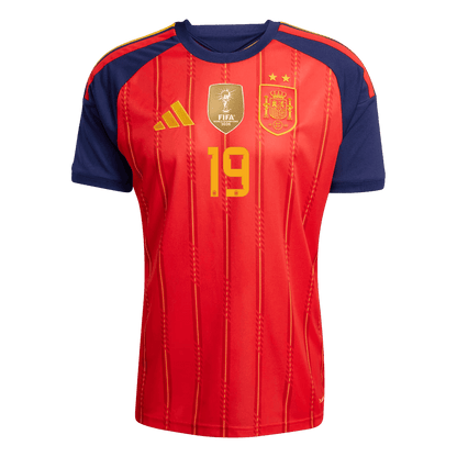 Koszulka piłkarska Hiszpania Mundial 2026 domowa Champion Edition LAMINE YAMAL #19