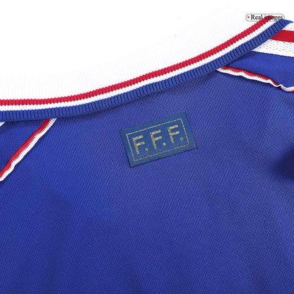 Koszulka piłkarska retro Francja Mundial 1998 domowa ZIDANE #10