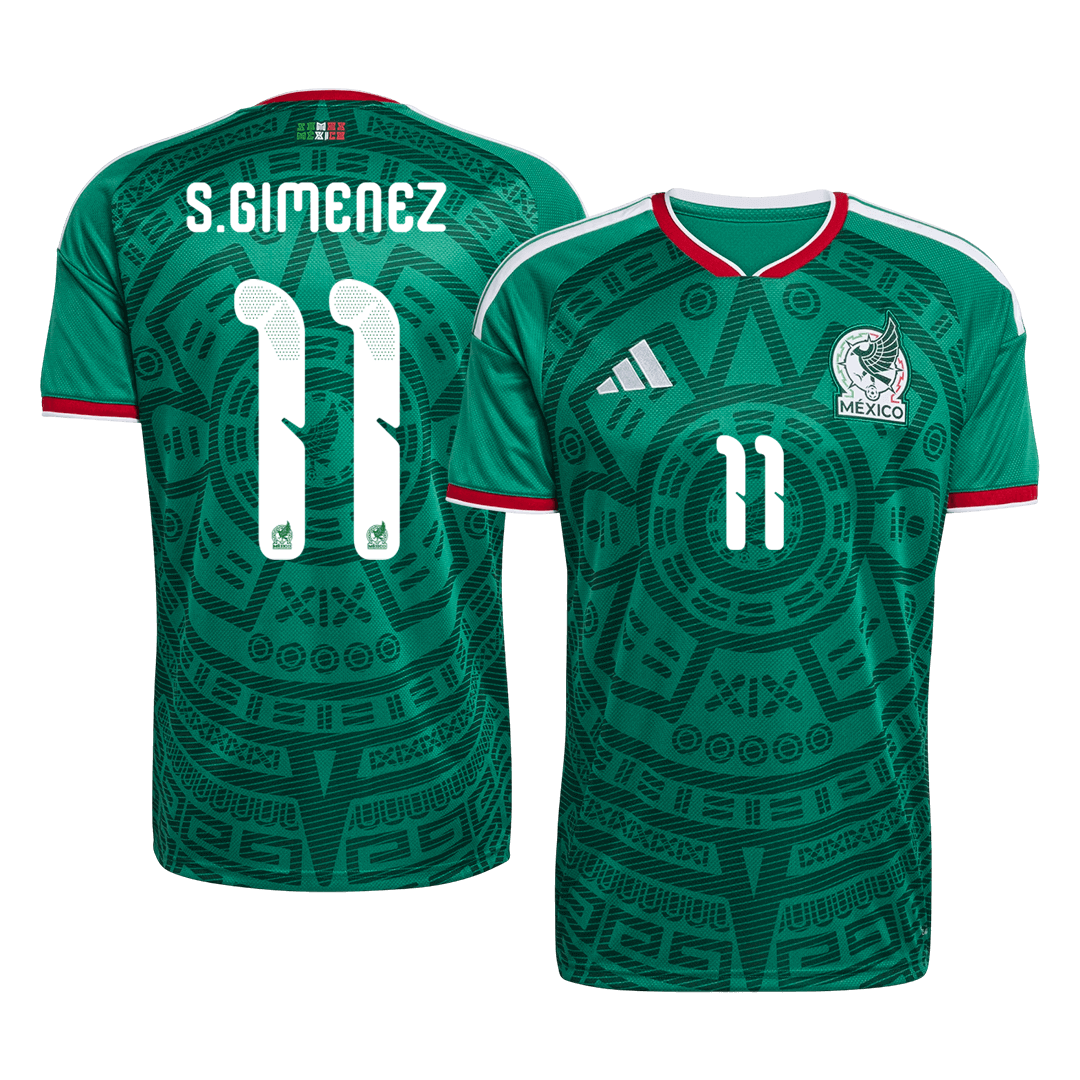 Koszulka piłkarska Meksyk Mundial 2026 domowa S.GIMENEZ #11 [Premium]