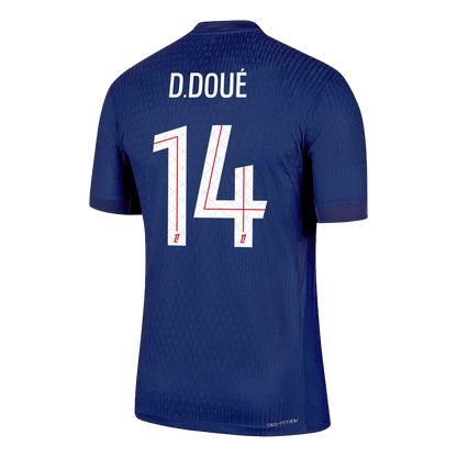 Koszulka piłkarska w wersji zawodniczej PSG 2025/26 domowa D.DOUÉ #14
