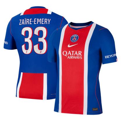 Koszulka piłkarska w wersji zawodniczej PSG 2026/27 domowa ZAÏRE-EMERY #33
