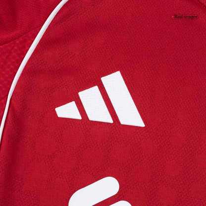 Koszulka piłkarska w wersji zawodniczej Liverpool 2025/26 domowa VIRGIL #4