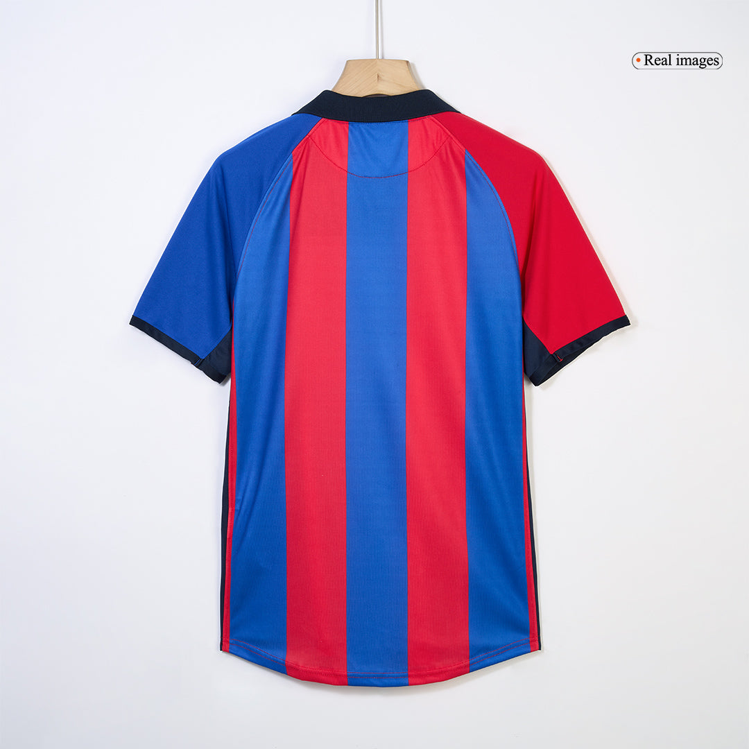 Koszulka piłkarska retro FC Barcelona 2001/02 domowa - Kibula