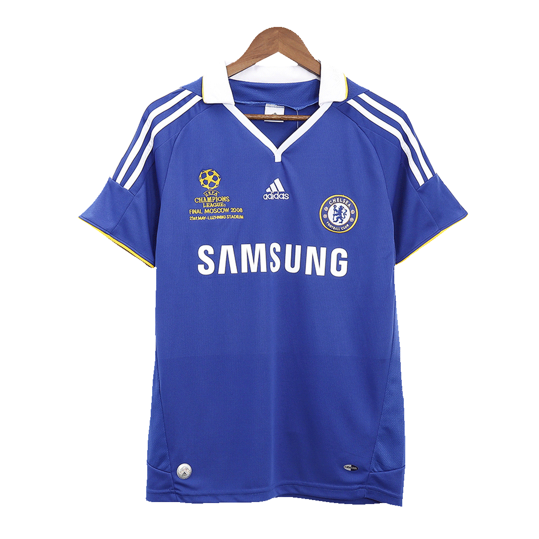 Koszulka piłkarska retro Chelsea UCL Final UCL 2008 domowa - Kibula