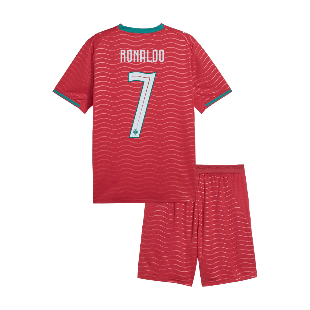 Dziecięcy zestaw piłkarski Portugalia Mundial 2026 domowy RONALDO #7