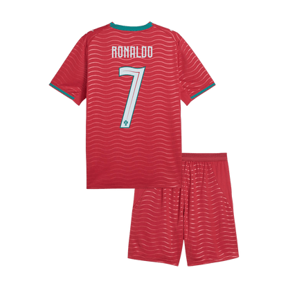 Dziecięcy zestaw piłkarski Portugalia Mundial 2026 domowy RONALDO #7