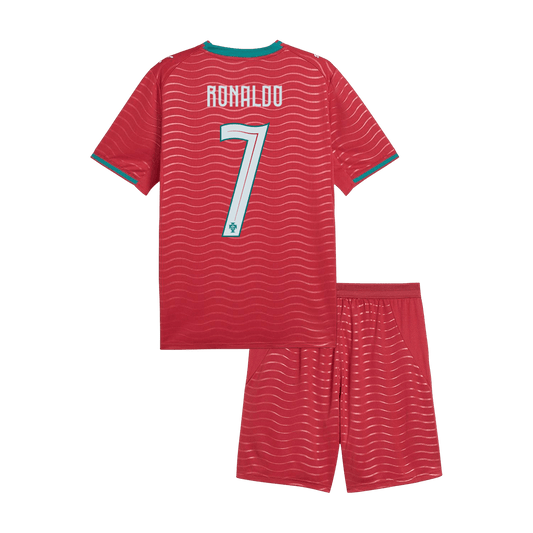 Dziecięcy zestaw piłkarski Portugalia Mundial 2026 domowy RONALDO #7