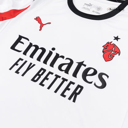 Koszulka piłkarska z długim rękawem AC Milan 2025/26 wyjazdowa - Kibula