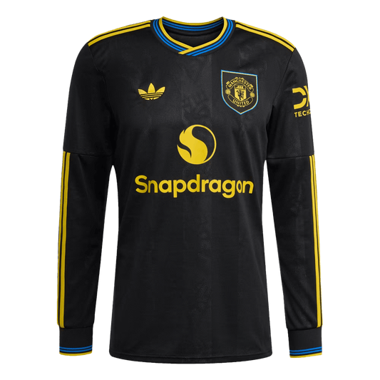 Koszulka piłkarska z długim rękawem Manchester United 2025/26 trzecia - Kibula