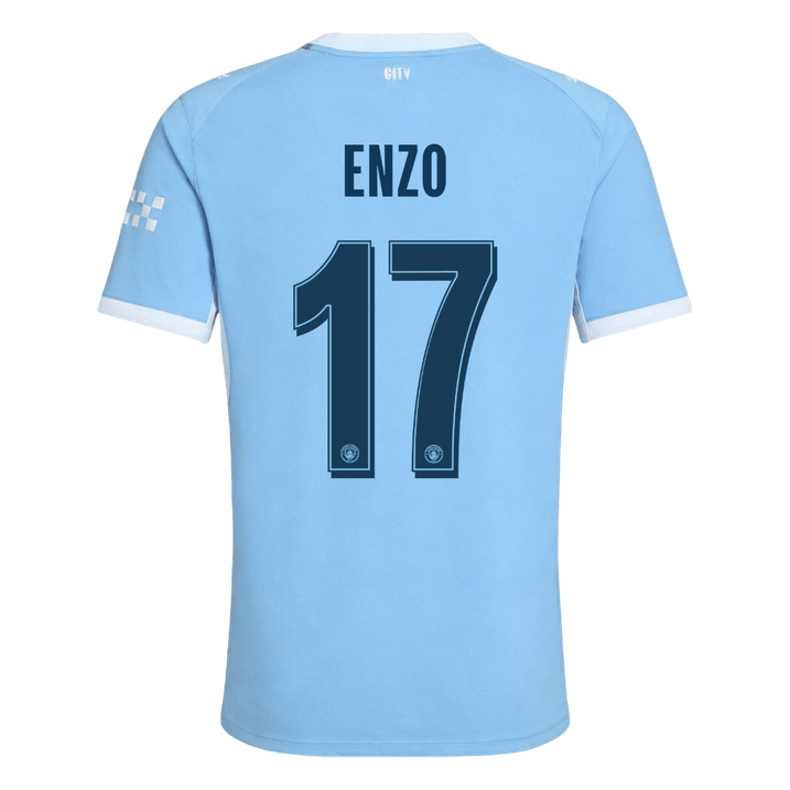 Koszulka piłkarska w wersji zawodniczej Manchester City UCL 2026/27 domowa ENZO #17