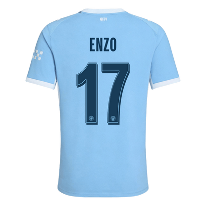 Koszulka piłkarska w wersji zawodniczej Manchester City UCL 2026/27 domowa ENZO #17