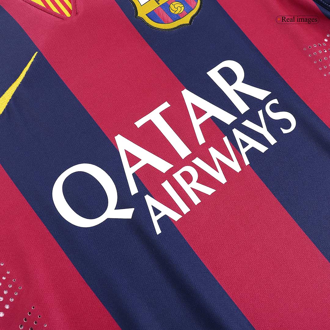 Koszulka piłkarska retro FC Barcelona 2014/15 domowa NEYMAR JR #11 - Kibula