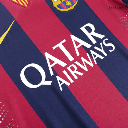 Koszulka piłkarska retro FC Barcelona 2014/15 domowa NEYMAR JR #11 - Kibula