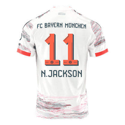 Koszulka piłkarska Bayern Monachium 2025/26 wyjazdowa N.JACKSON #11 - Kibula