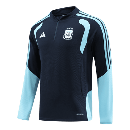 Męski dres treningowy z bluzą rozpinaną Argentyna 2026 granatowy