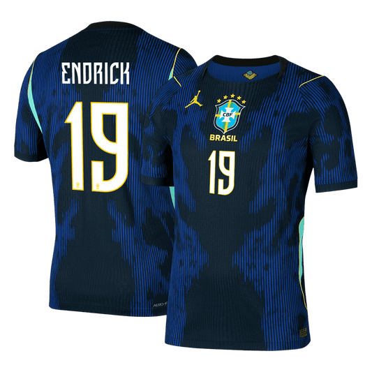 Koszulka piłkarska w wersji zawodniczej Brazylia Mundial 2026 wyjazdowa ENDRICK #19