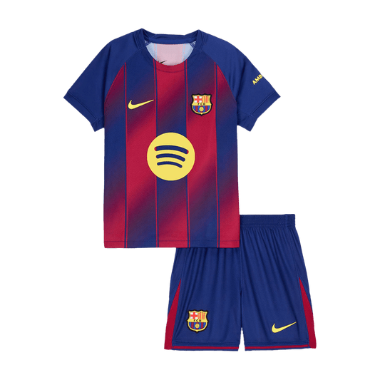 Dziecięcy zestaw piłkarski FC Barcelona 2025/26 domowy