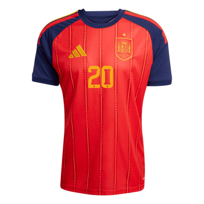 Koszulka piłkarska Hiszpania Mundial 2026 domowa PEDRI #20