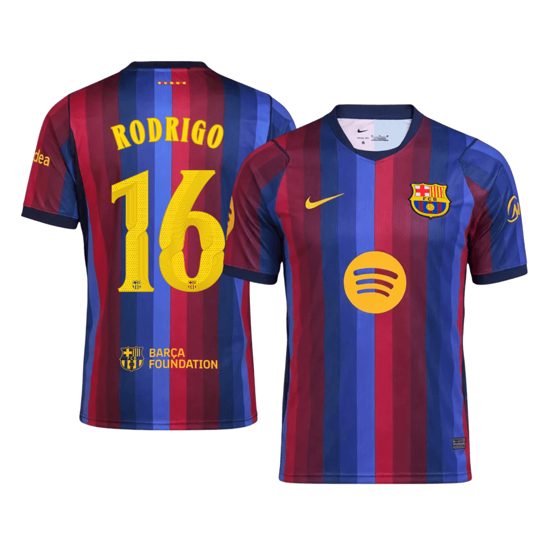 Koszulka piłkarska FC Barcelona UCL 2026/27 domowa RODRIGO #16