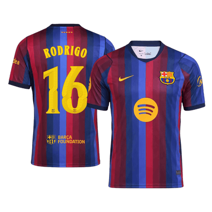 Koszulka piłkarska FC Barcelona UCL 2026/27 domowa RODRIGO #16