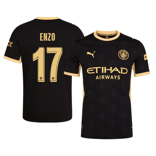 Koszulka piłkarska w wersji zawodniczej Manchester City UCL 2026/27 wyjazdowa ENZO #17