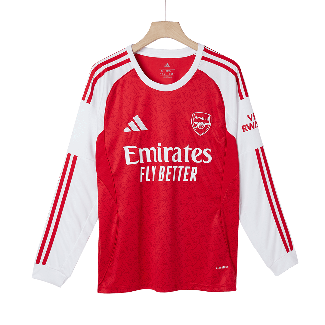 Koszulka piłkarska z długim rękawem Arsenal 2025/26 domowa - Kibula