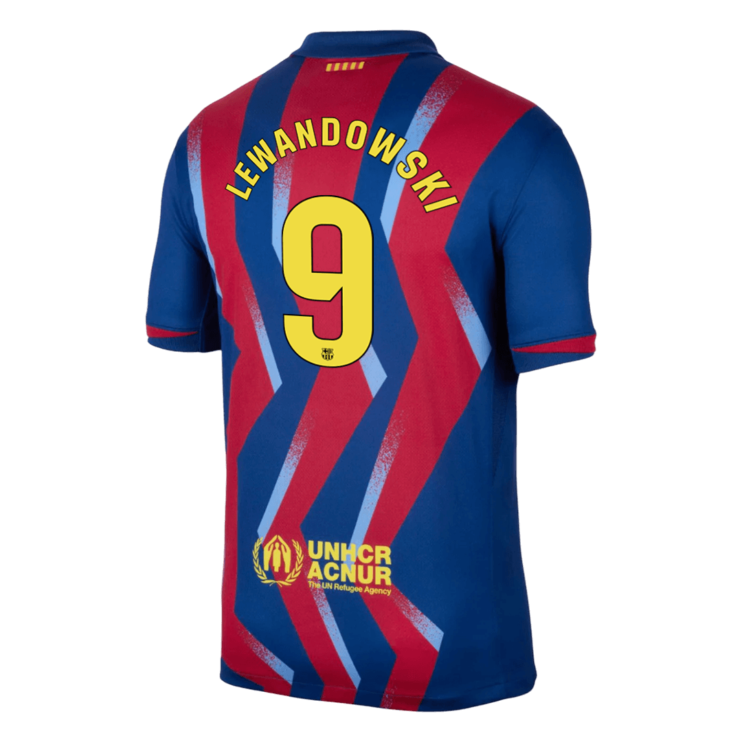 Koszulka piłkarska FC Barcelona 2025/26 czwarta LEWANDOWSKI #9 - Kibula