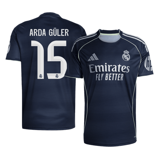 Koszulka piłkarska Real Madryt 2025/26 wyjazdowa ARDA GÜLER #15