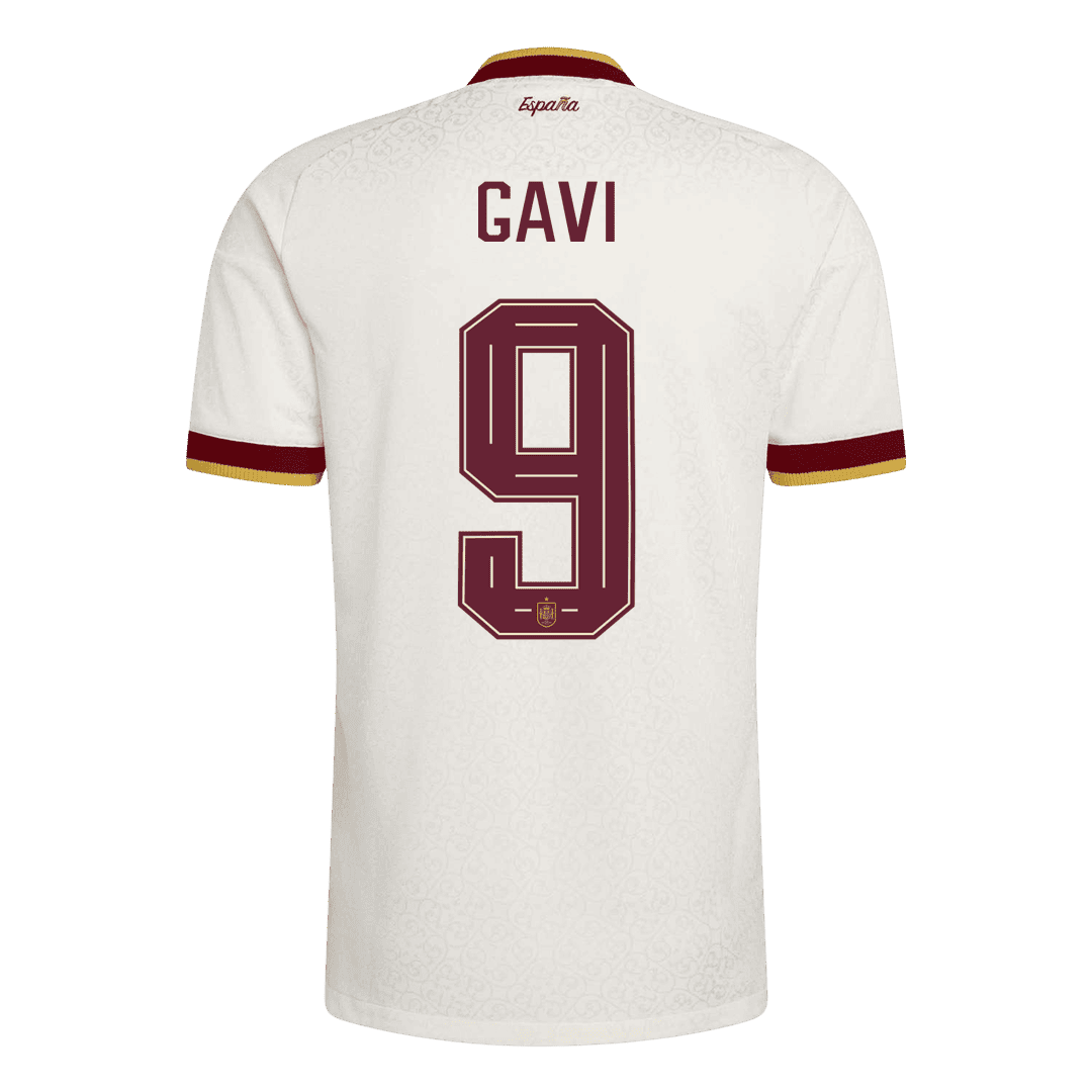 Koszulka piłkarska w wersji zawodniczej Hiszpania Mundial 2026 wyjazdowa Champion Edition GAVI #9