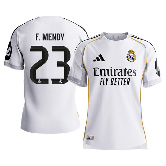 Koszulka piłkarska w wersji zawodniczej Real Madryt 2025/26 domowa F.MENDY #23