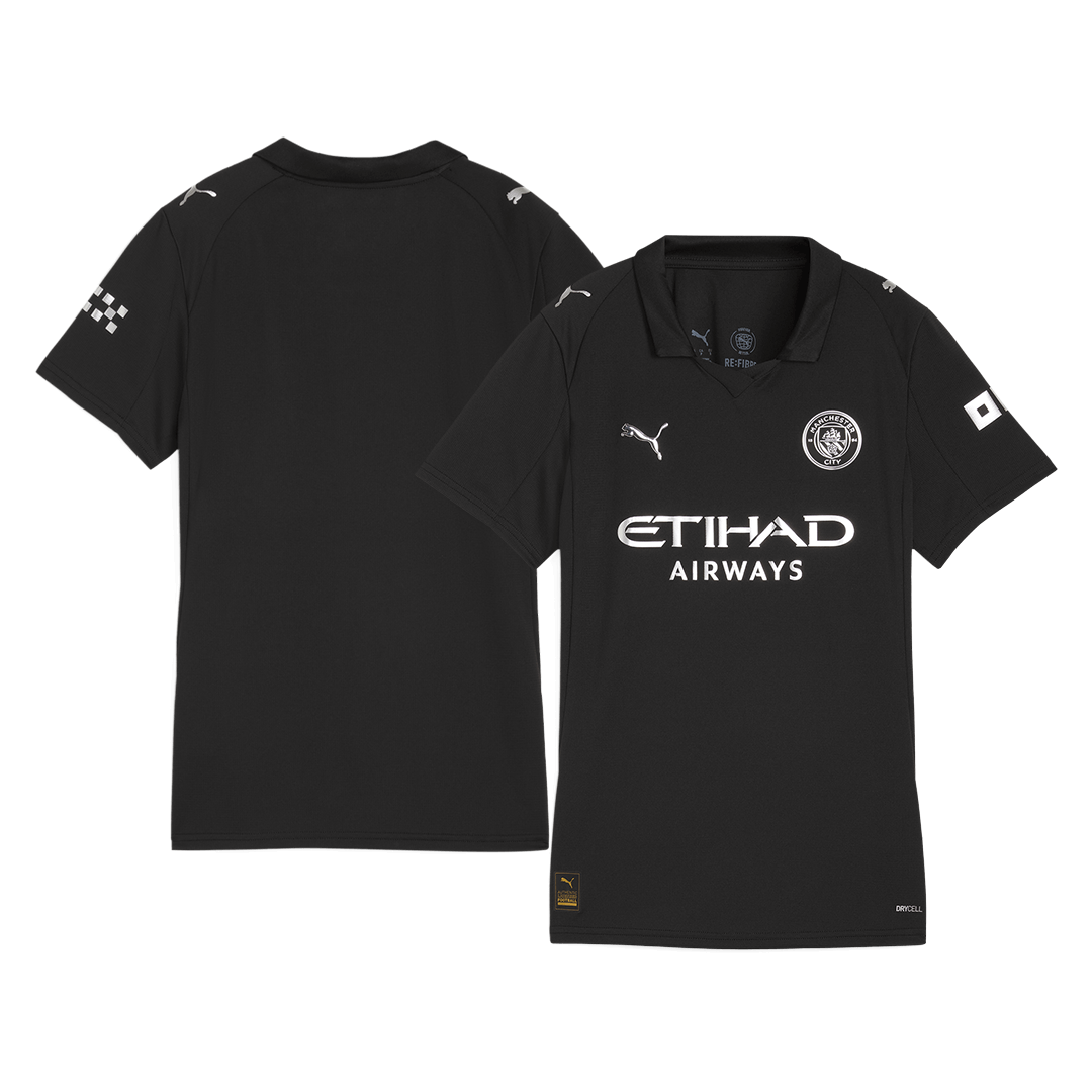 Damska koszulka piłkarska Manchester City 2025/26 wyjazdowa