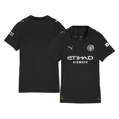 Damska koszulka piłkarska Manchester City 2025/26 wyjazdowa