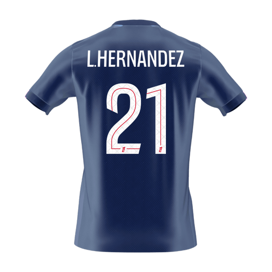 Koszulka piłkarska PSG 2025/26 domowa L.HERNANDEZ #21