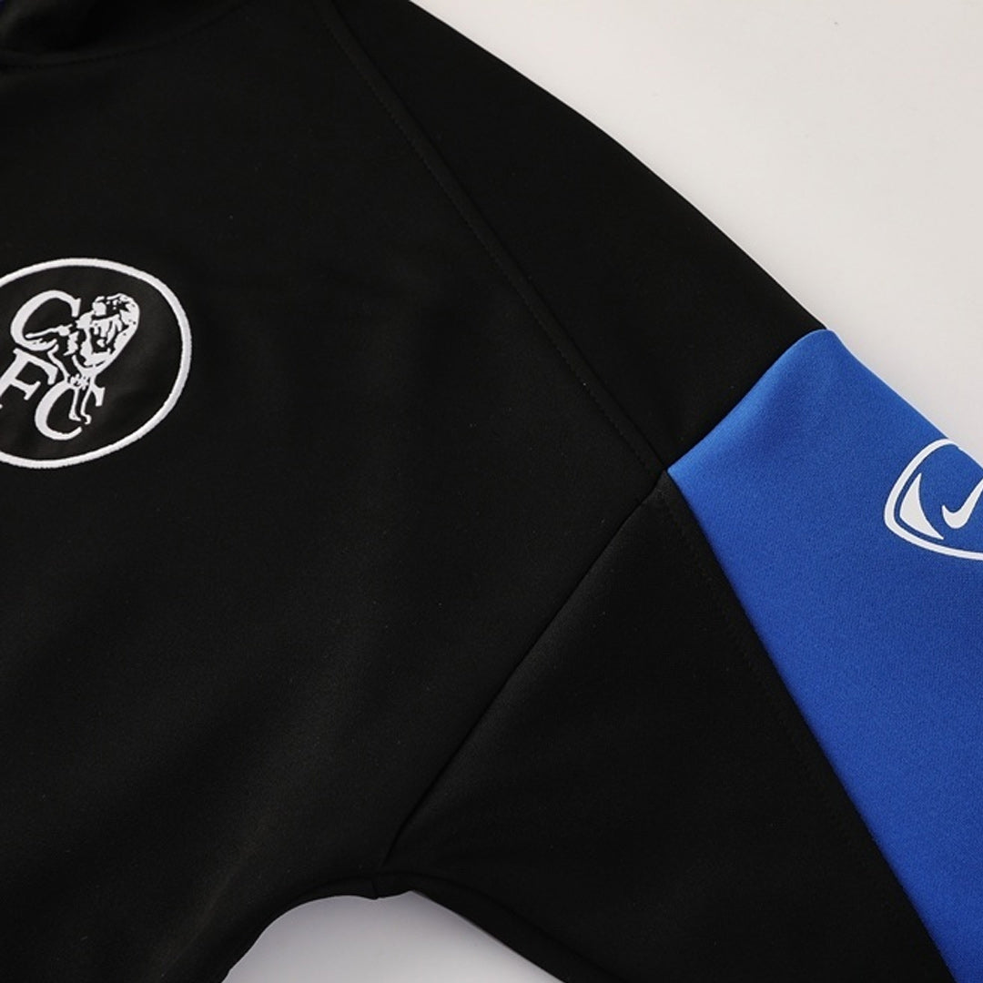 Męski dres treningowy Chelsea 2025/26 czarny - Kibula