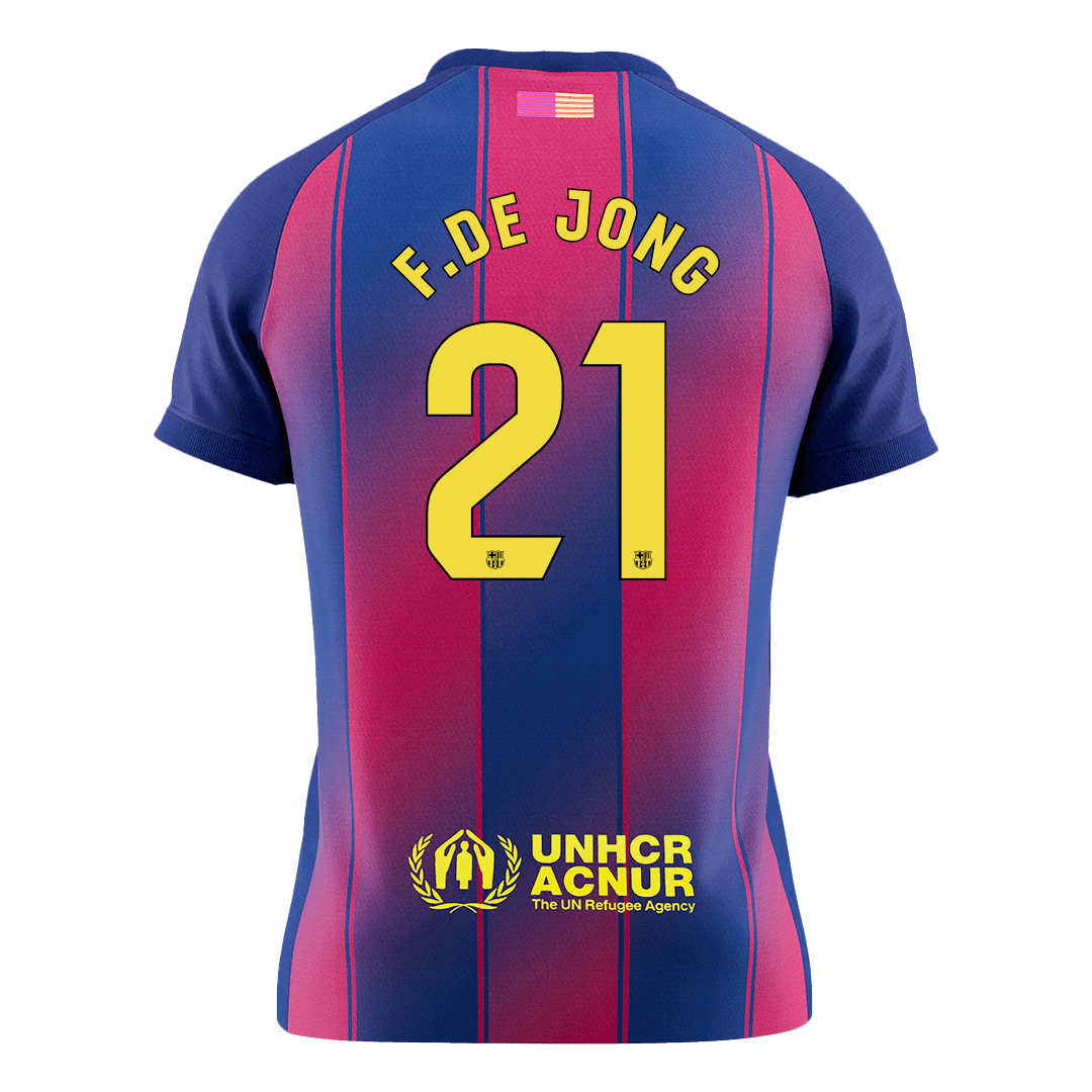 Koszulka piłkarska FC Barcelona 2025/26 domowa F.DE JONG #21
