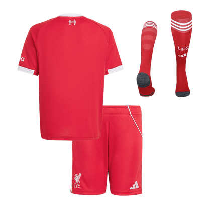Dziecięcy pełny zestaw piłkarski Liverpool 2025/26 domowy