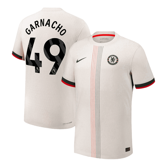 Koszulka piłkarska w wersji zawodniczej Chelsea 2025/26 wyjazdowa GARNACHO #49 - Kibula
