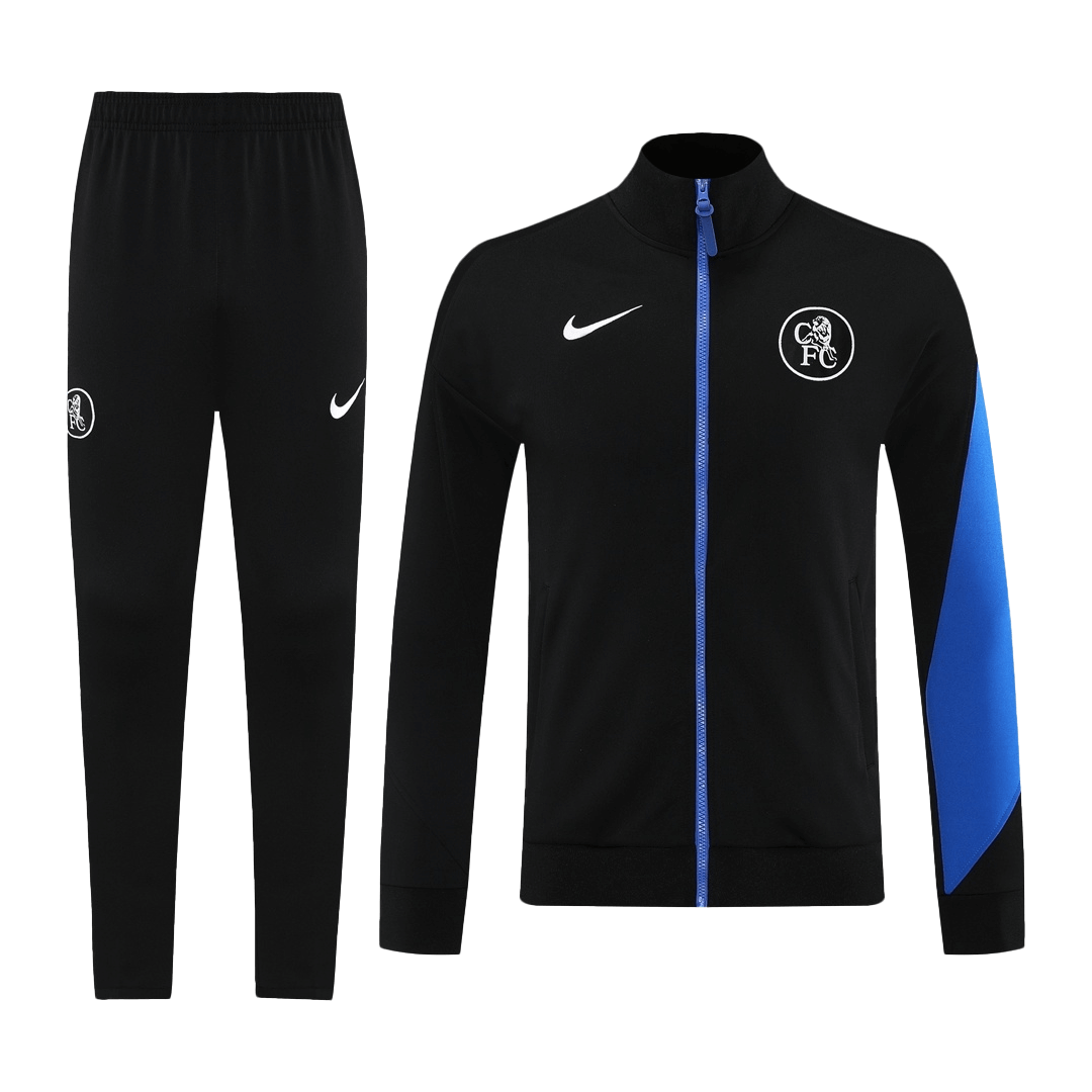 Męski dres treningowy Chelsea 2025/26 czarny - Kibula