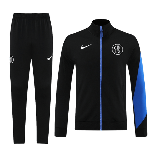 Męski dres treningowy Chelsea 2025/26 czarny - Kibula