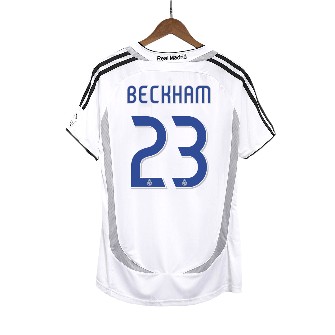 Koszulka piłkarska retro Real Madryt 2006/07 domowa BECKHAM #23