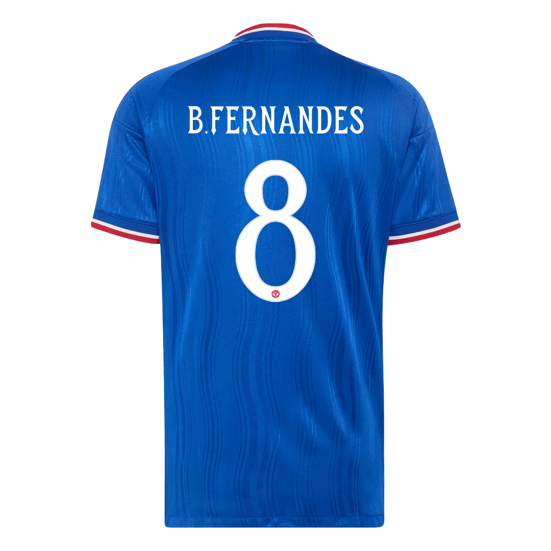 Koszulka piłkarska w wersji zawodniczej Manchester United UCL 2026/27 wyjazdowa B. FERNANDES #8
