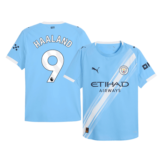 Koszulka piłkarska w wersji zawodniczej Manchester City 2025/26 domowa HAALAND #9