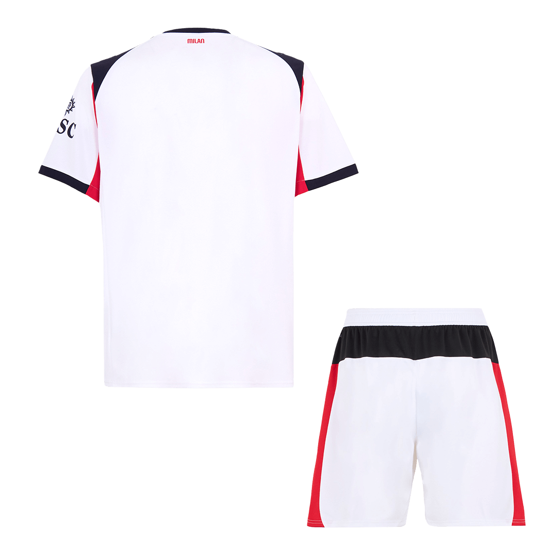 Męski zestaw piłkarski AC Milan 2025/26 wyjazdowy - Kibula