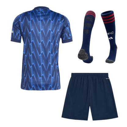 Męski pełny zestaw piłkarski Arsenal 2025/26 wyjazdowy - Kibula
