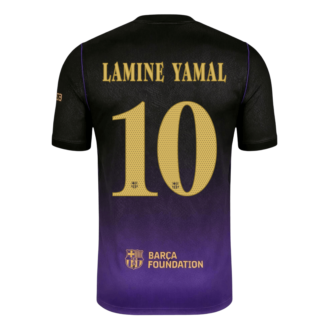 Koszulka piłkarska FC Barcelona UCL 2026/27 wyjazdowa LAMINE YAMAL #10