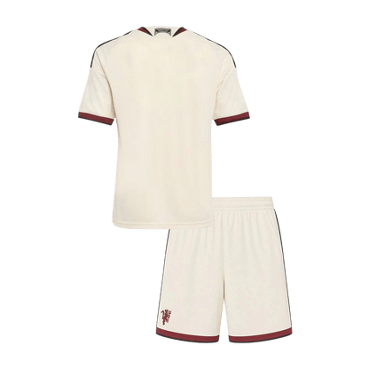 Dziecięcy zestaw piłkarski Manchester United 2026/27 trzeci