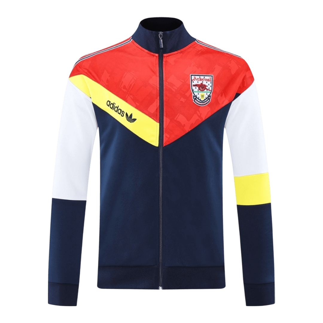 Kurtka treningowa Arsenal 2025/26 granatowo-czerwona - Kibula