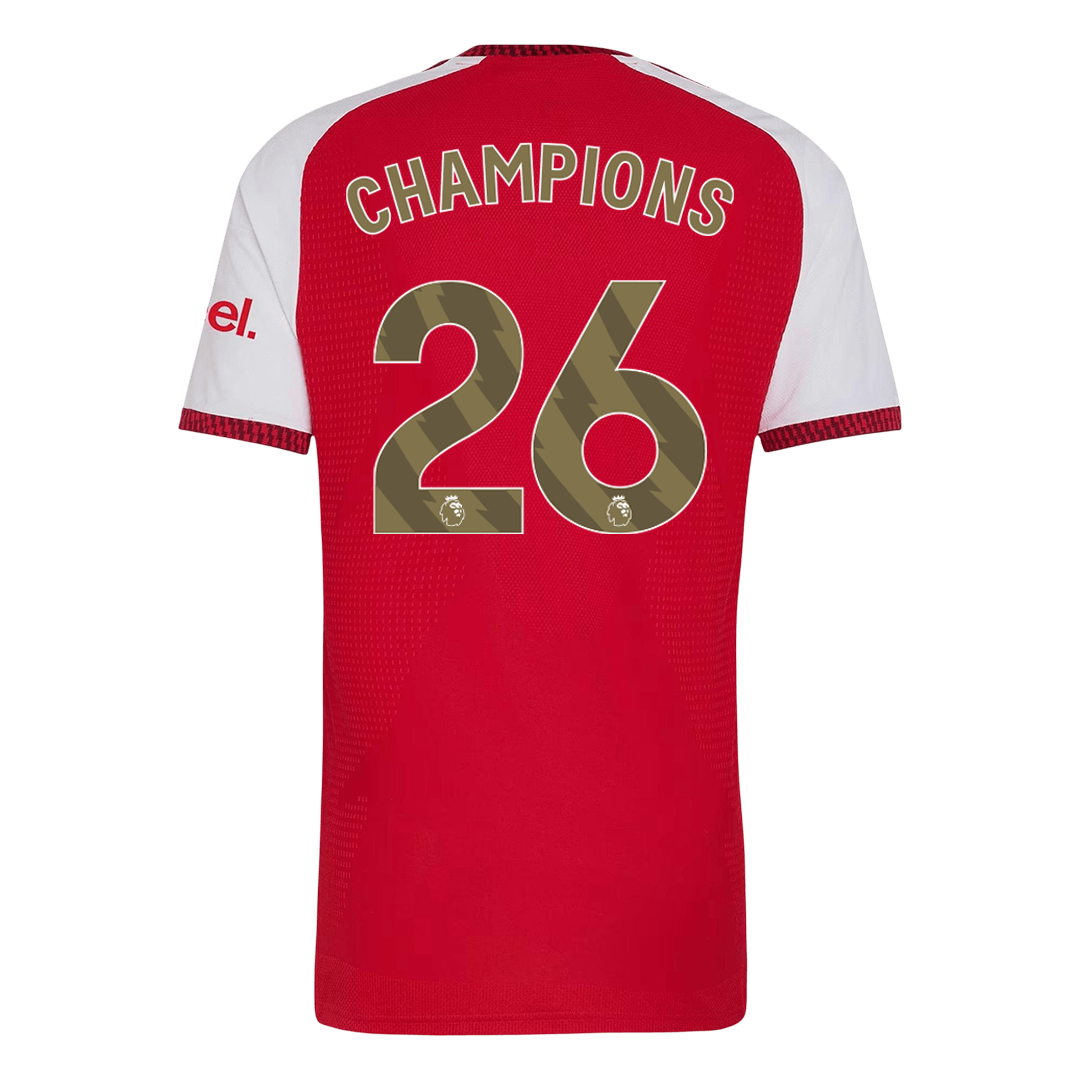 Koszulka piłkarska w wersji zawodniczej Arsenal 2026/27 domowa CHAMPIONS CHAMPIONS #26 - Kibula