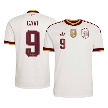Koszulka piłkarska w wersji zawodniczej Hiszpania Mundial 2026 wyjazdowa Champion Edition GAVI #9